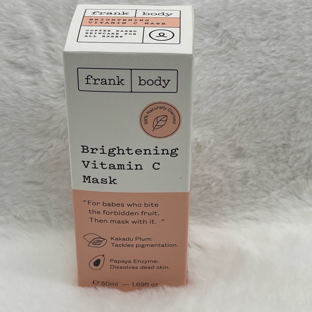 Vitamin C skin brightening mask